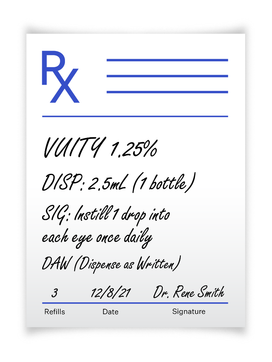Vuity Prescription
