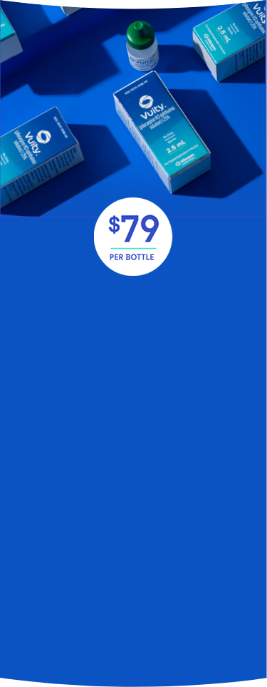Vuity Bottles and Packaging