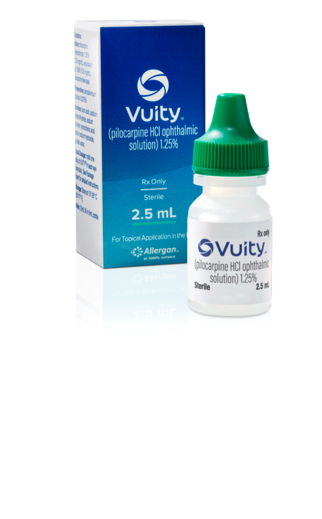 VUITY (pilocarpine HCI ophthalmic solution) 1.25%