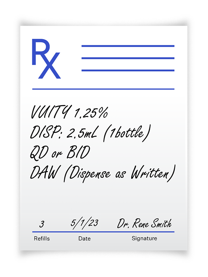 Vuity Prescription